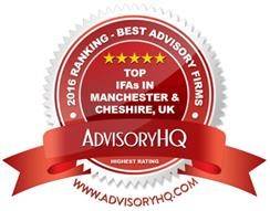 Advisory IQ Top IFA's in Manchester & Cheshire award