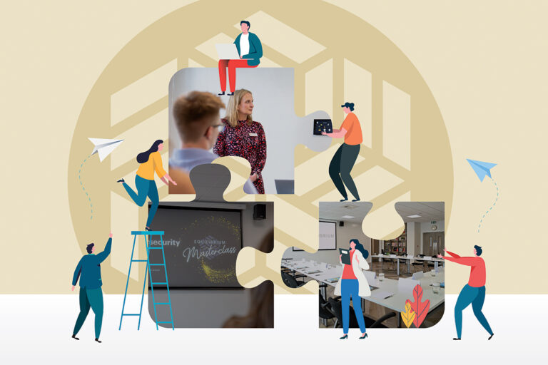 jigsaw pieces showcasing equilibrium masterclasses helping unlock knowledge for team and clients
